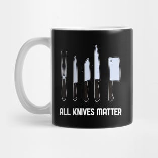 All Knives Matter for Chefs Mug